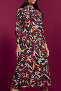 MEDIA OFF LINE_Robe Jersey Mystic Trip - Rouge