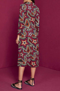 MEDIA OFF LINE_Robe Jersey Mystic Trip - Rouge