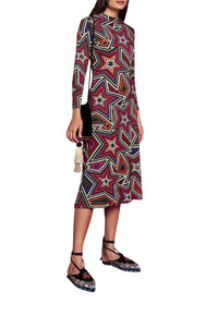 MEDIA OFF LINE_Robe Jersey Mystic Trip - Rouge