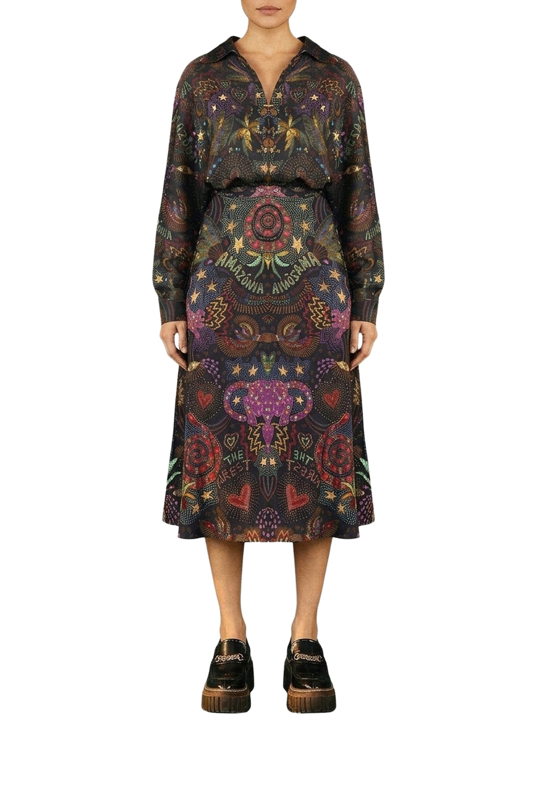 Chemise à imprimés - Multicolore