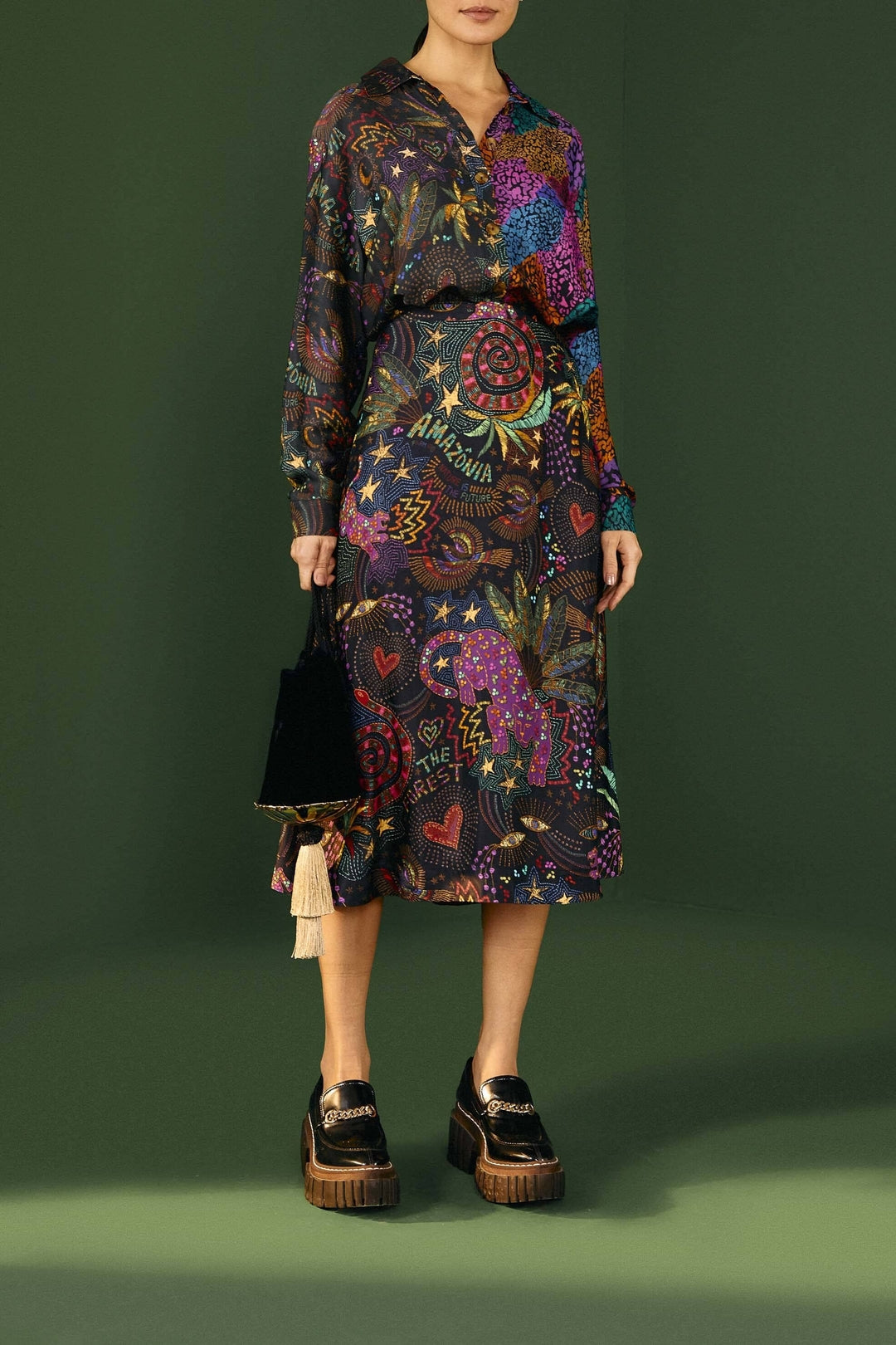Chemise à imprimés - Multicolore