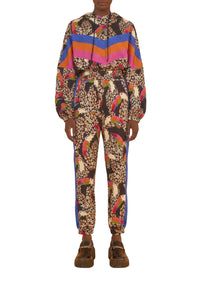 Pantalon de survêtement Leopard Toucans en coton - Multicolore