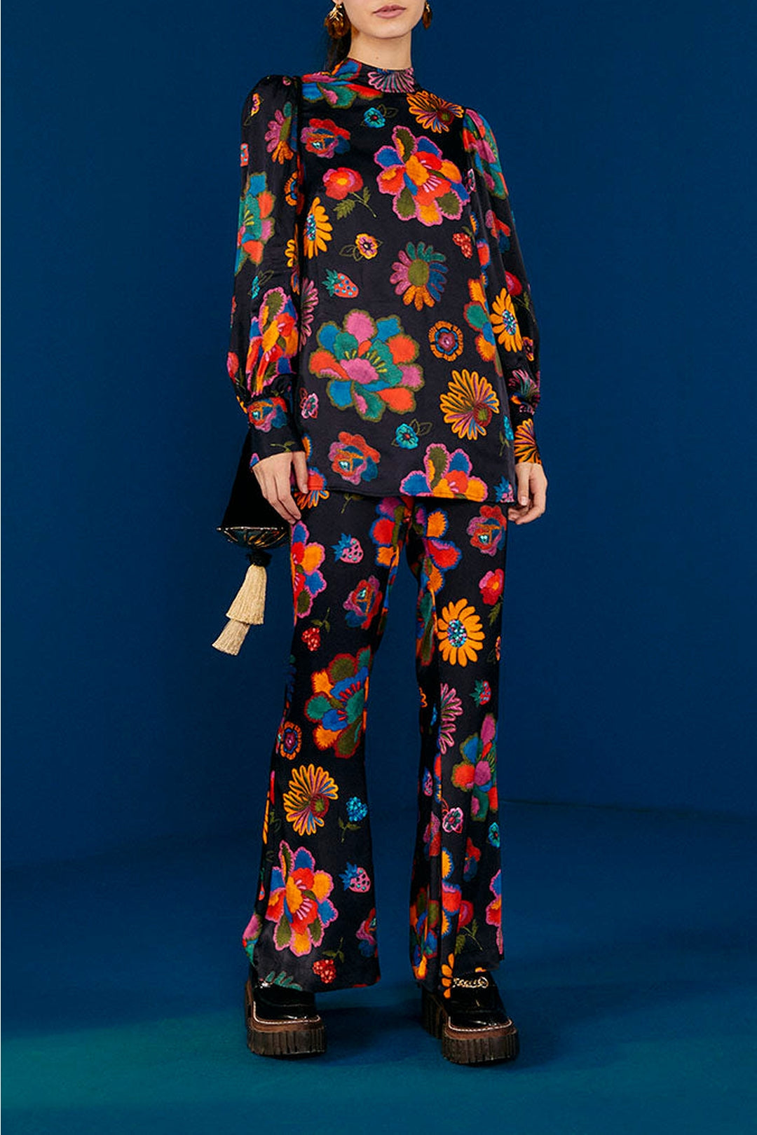 Blouse Jardin de lys - Multicolour