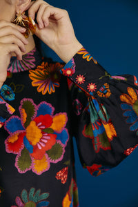 Blouse Jardin de lys - Multicolour