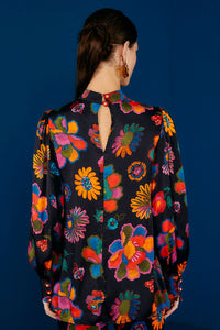 Blouse Jardin de lys - Multicolore