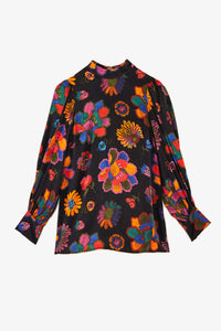 Blouse Jardin de lys - Multicolour