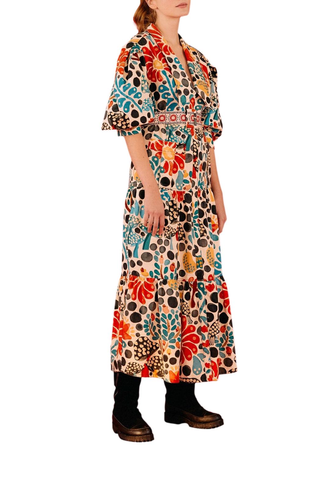 MEDIA OFF LINE_Robe Mushroom Forest Canvas - Multicolore