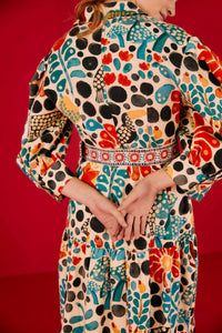 MEDIA OFF LINE_Robe Mushroom Forest Canvas - Multicolore