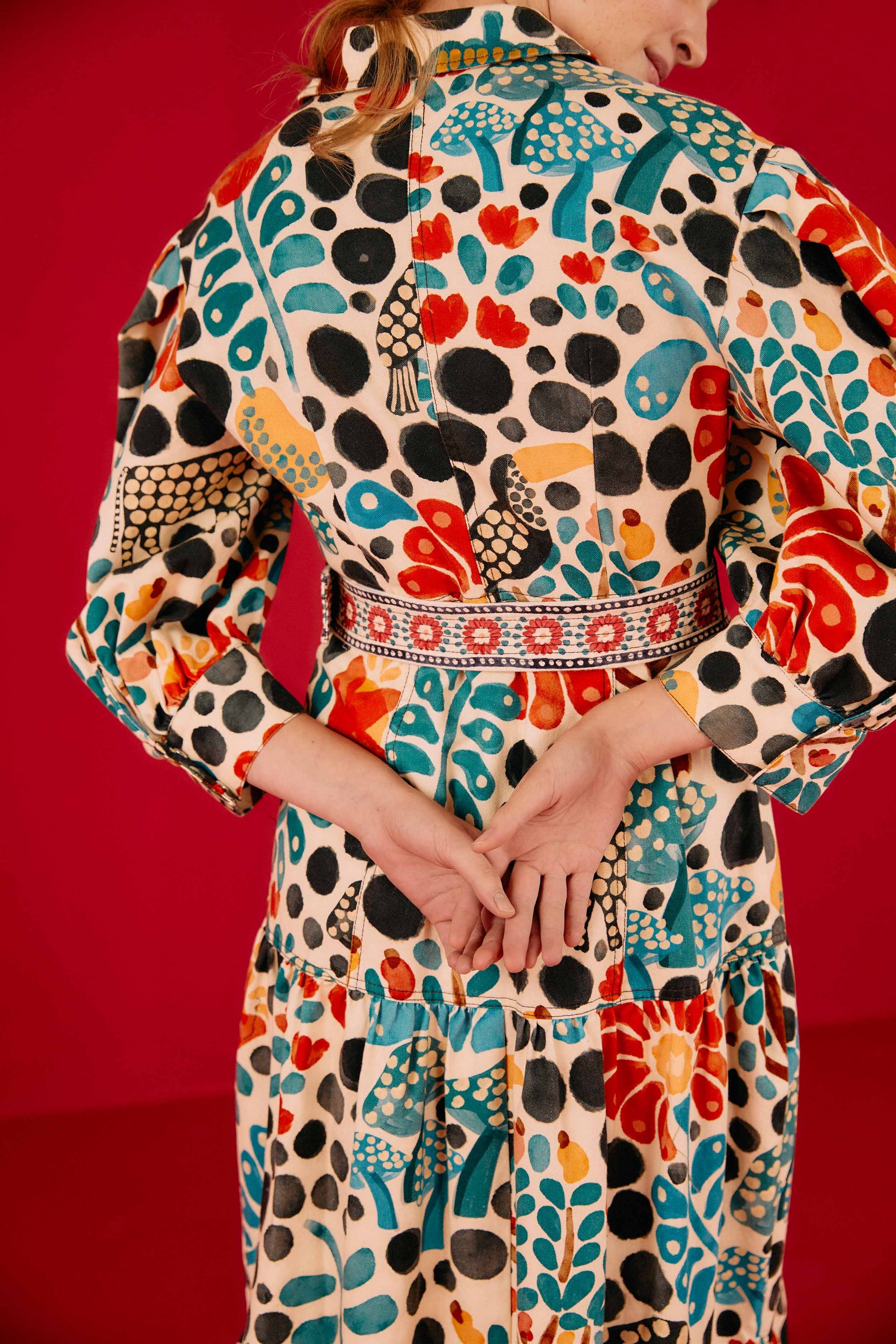 MEDIA OFF LINE_Robe Mushroom Forest Canvas - Multicolore