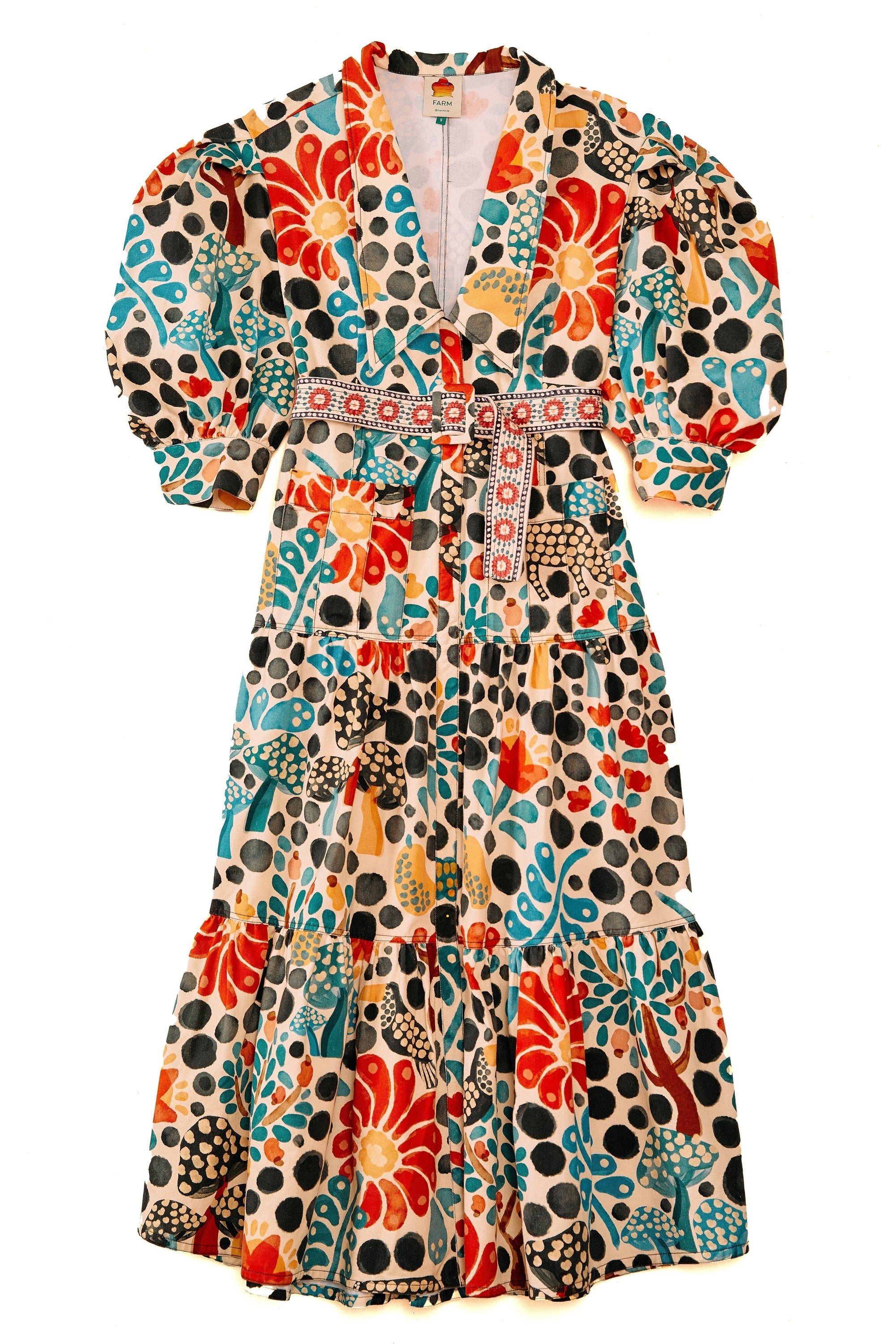 MEDIA OFF LINE_Robe Mushroom Forest Canvas - Multicolore