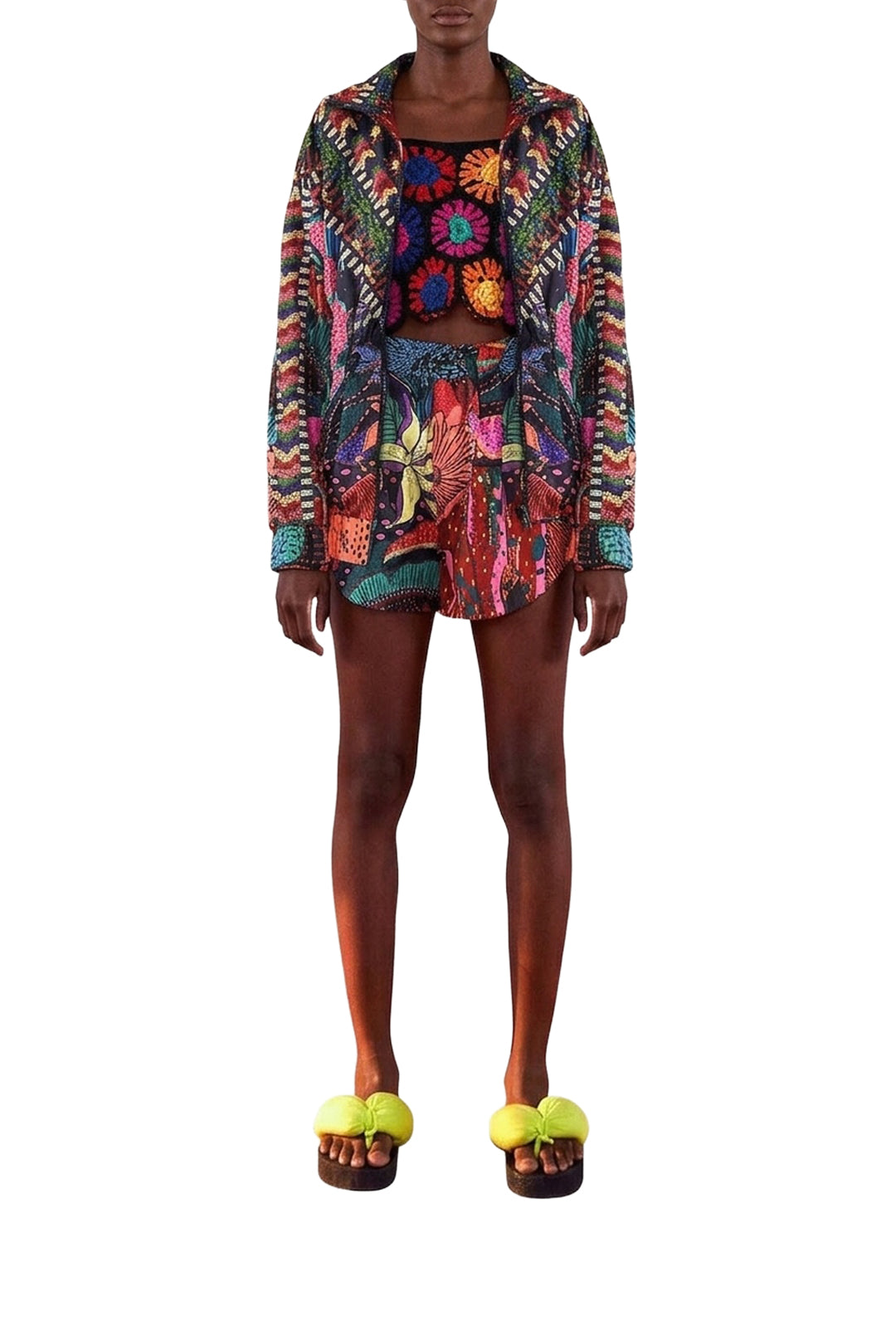 Short Léopard cool - Multicolore