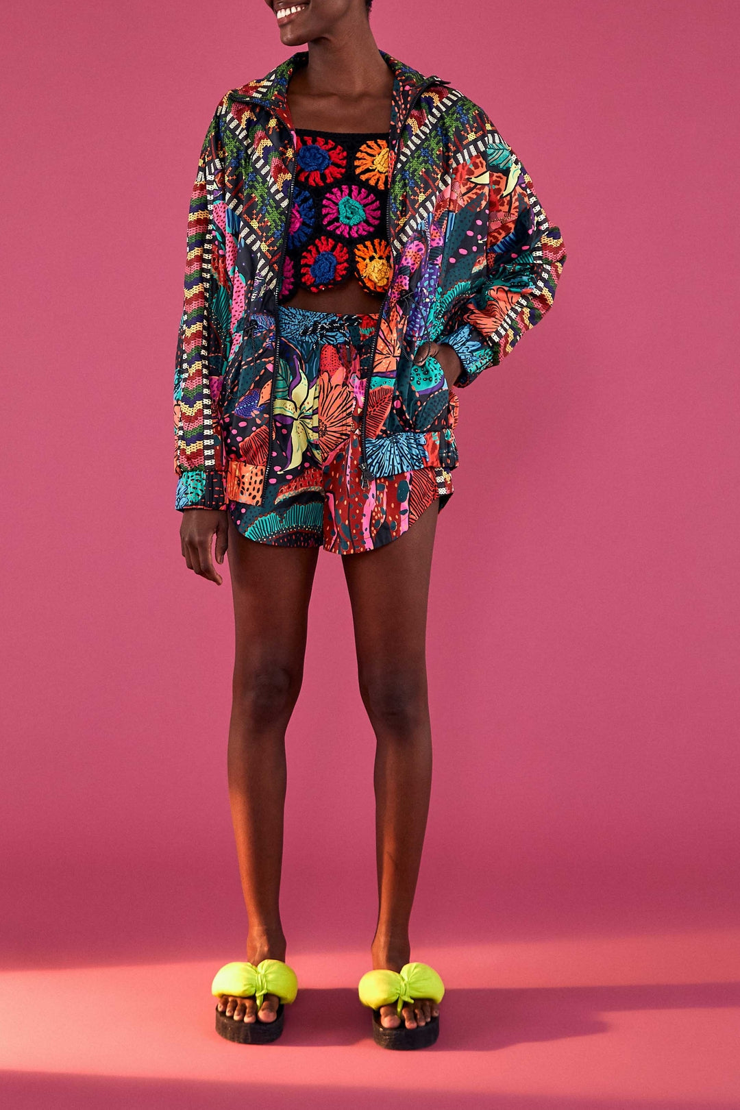 Short Léopard cool - Multicolore