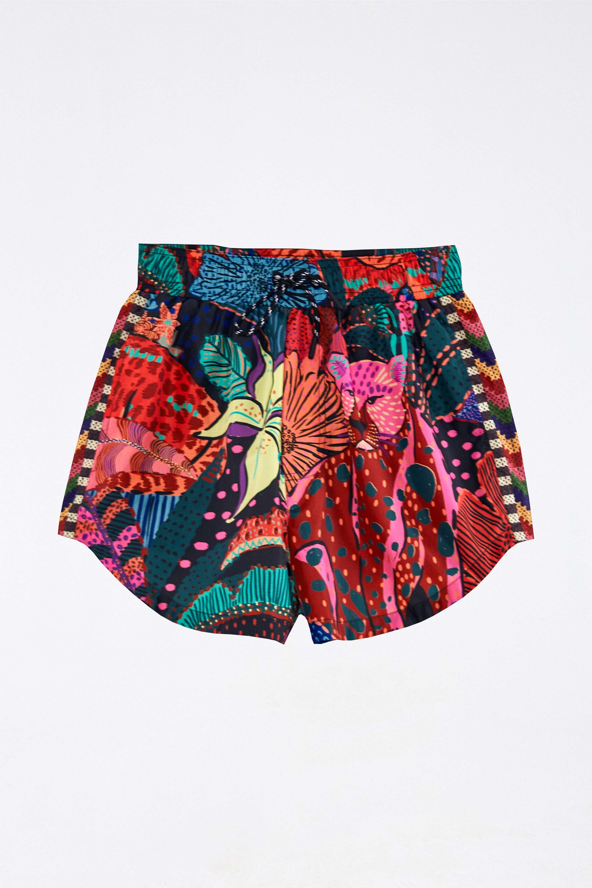 Short Léopard cool - Multicolore
