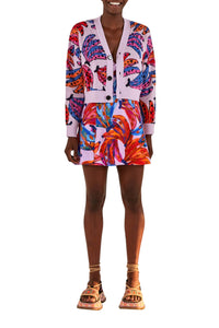 Cardigan Bananas Rainbow - Violet