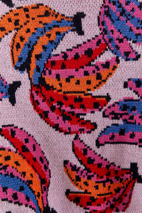 Cardigan Bananas Rainbow - Violet