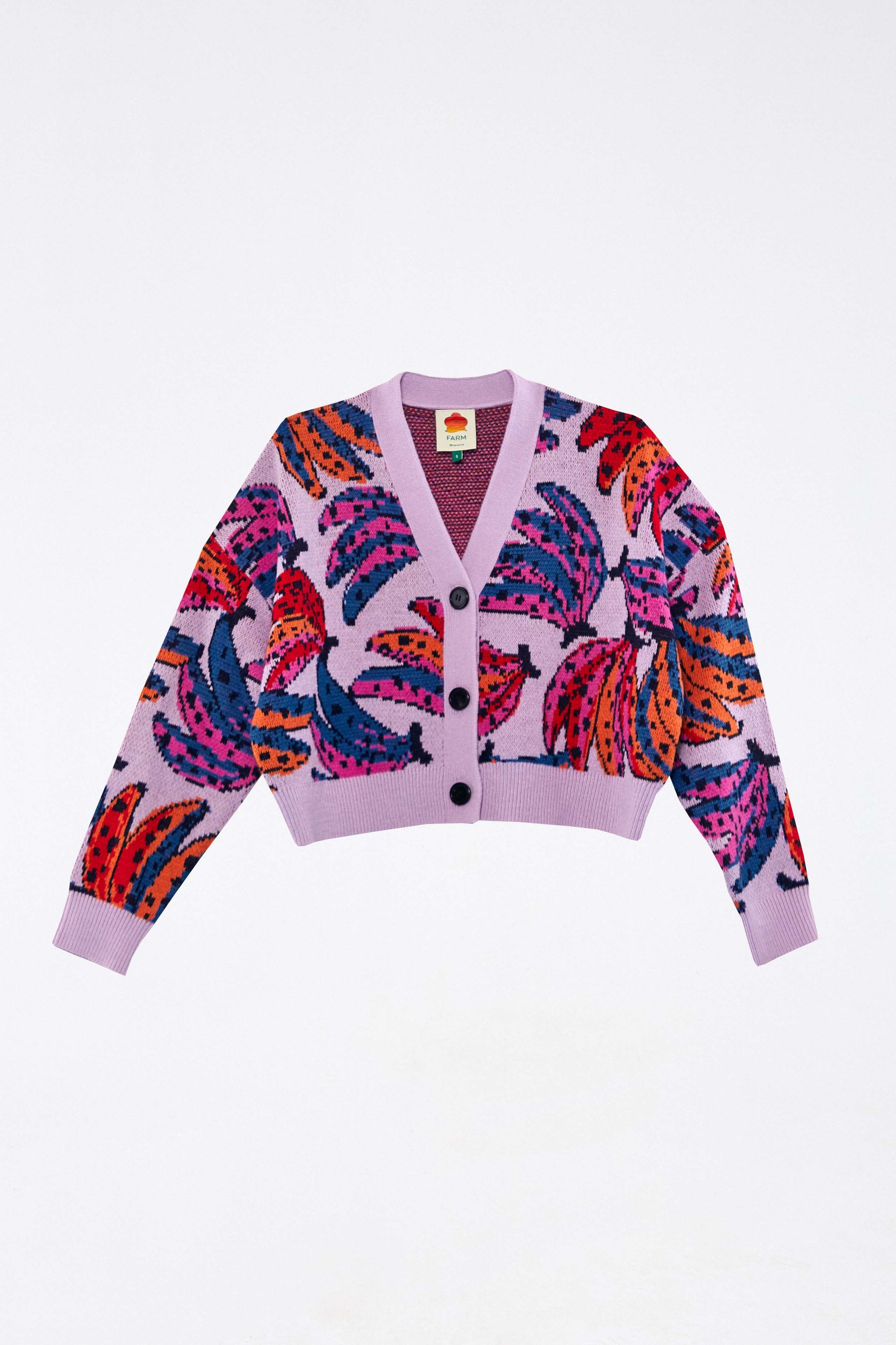 Cardigan Bananas Rainbow - Violet
