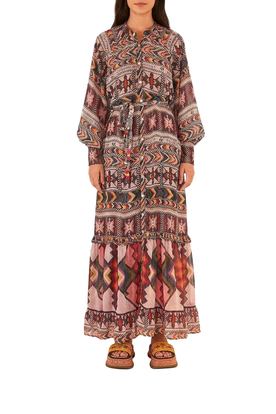 Robe longue Amulette - Multicolore