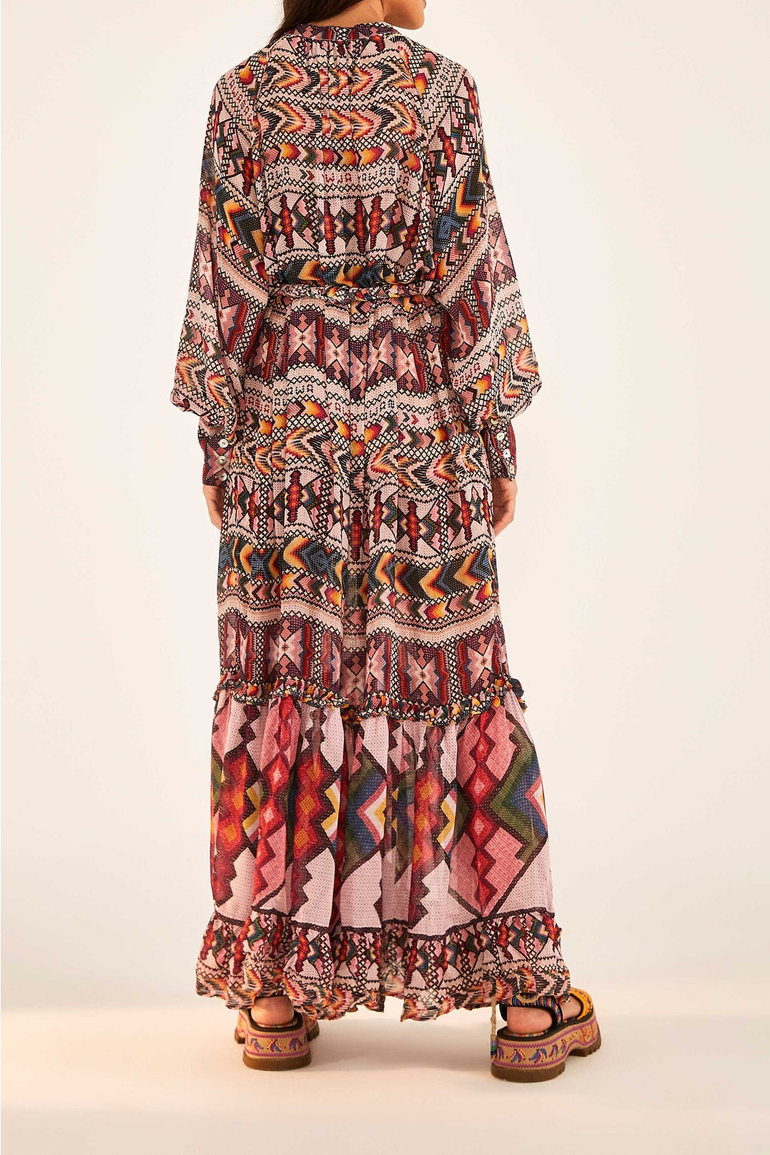 Robe longue Amulette - Multicolore