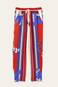 Pantalon Macaw en foulard - Rouge