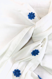 Top court Flowers - Blanc