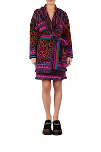 Cardigan Ainika ceinturé - Multicolore