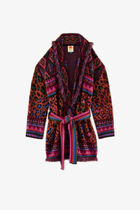 Cardigan Ainika ceinturé - Multicolore