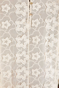 Blouse 3D Star ajourée - Blanc