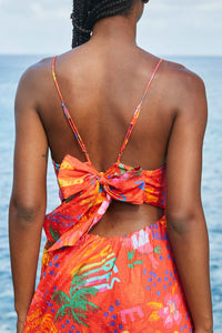 Good Vibes Maxi Dress - Red