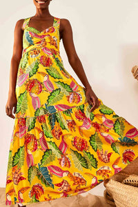 Robe longue Beaks & Bananas - Jaune