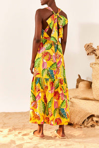 Robe longue Beaks & Bananas - Jaune