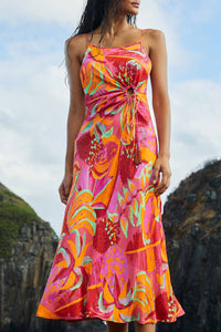 Fruit Brush Robe midi - Fruit Brush