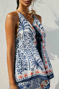 Blouse Afternoon breeze en coton - Multicolore