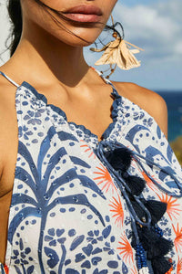 Blouse Afternoon breeze en coton - Multicolore