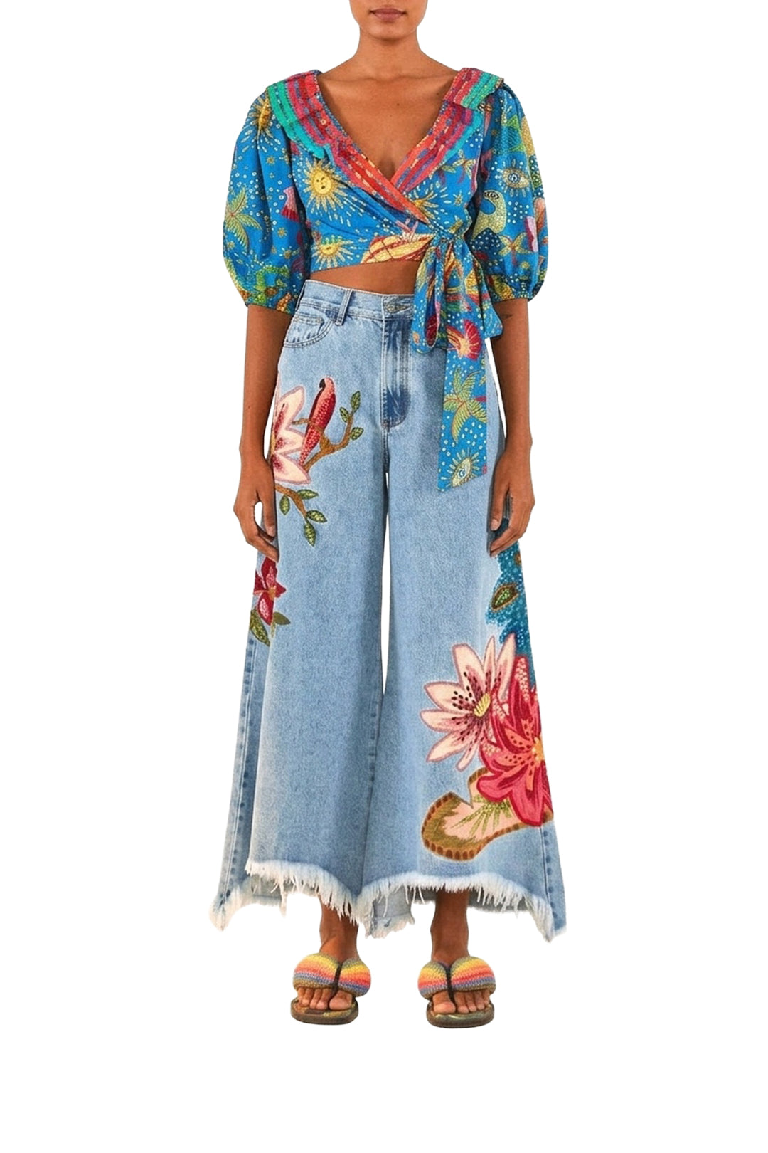 Blouse Ocean Stories - Bleu