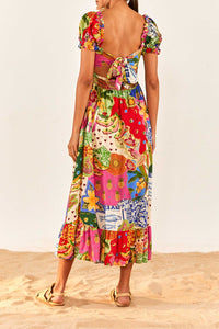 Robe midi Sunny - Multicolore