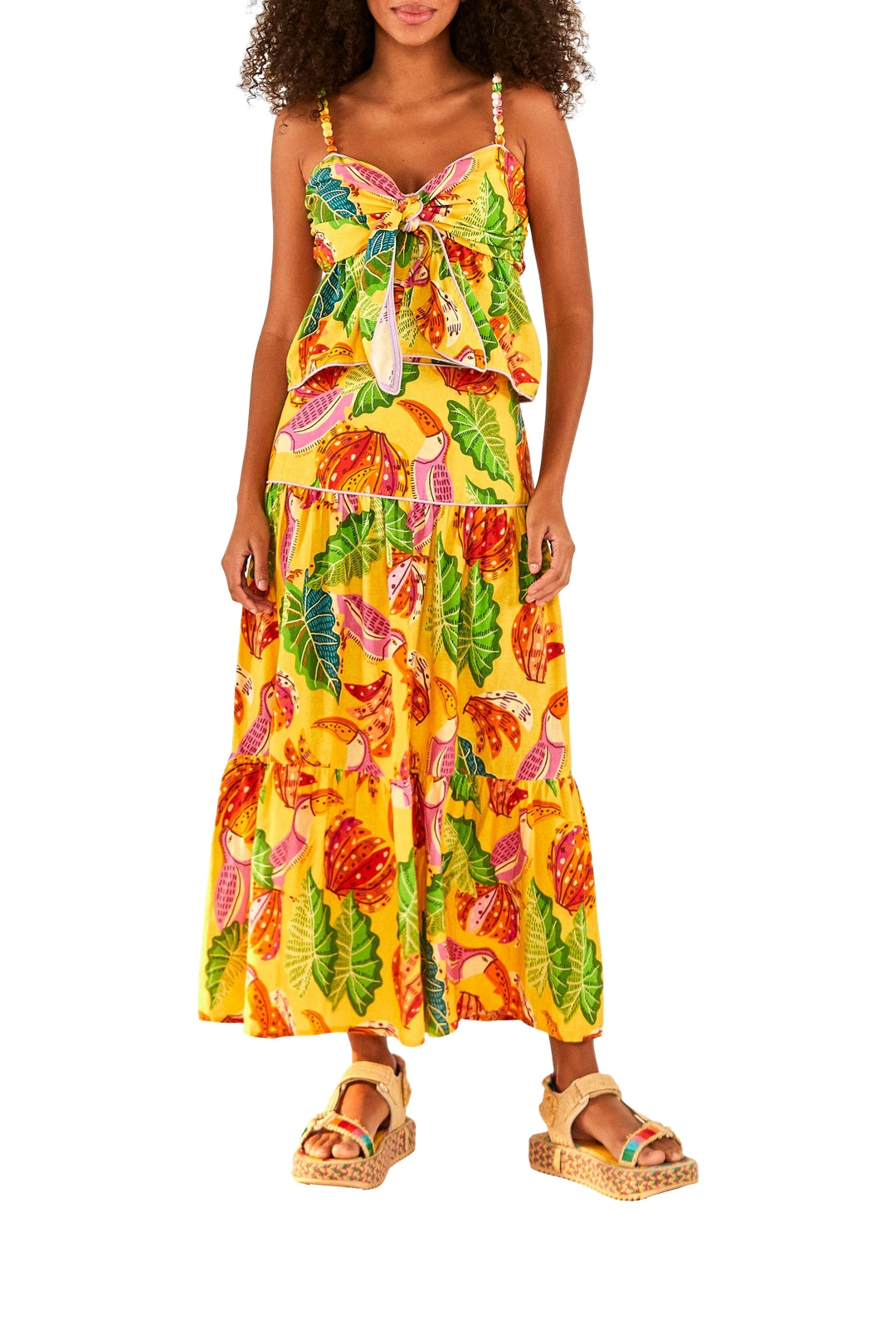 Blouse Beaks & Bananas en lin - Jaune