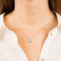 Collier Chance en or blanc & Diamant - Blanc