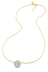 Collier Chance en or jaune & Diamant - Blanc