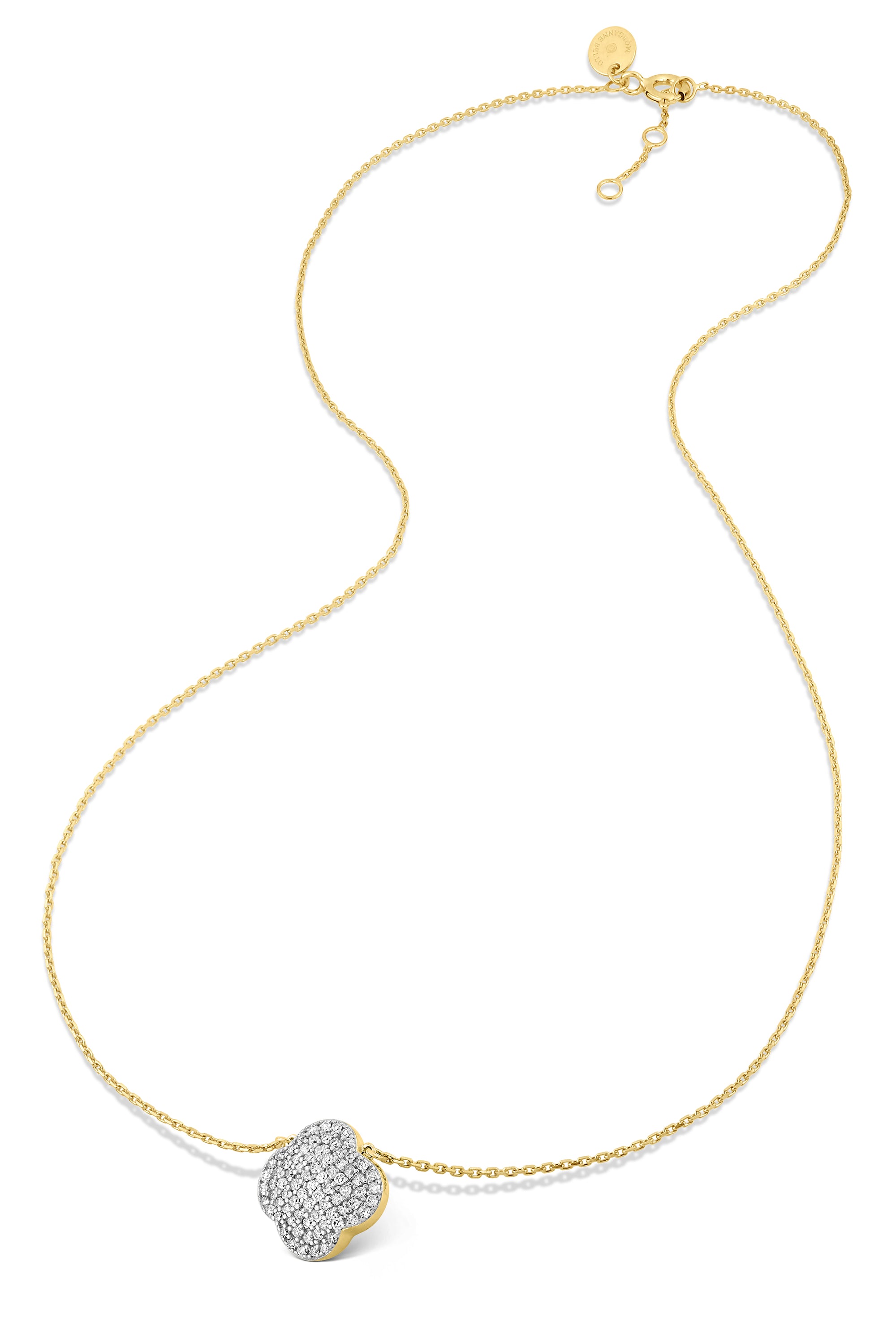 Collier Chance en or jaune & Diamant - Blanc