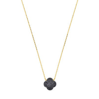 Collier Chance en or jaune & Diamant - Noir