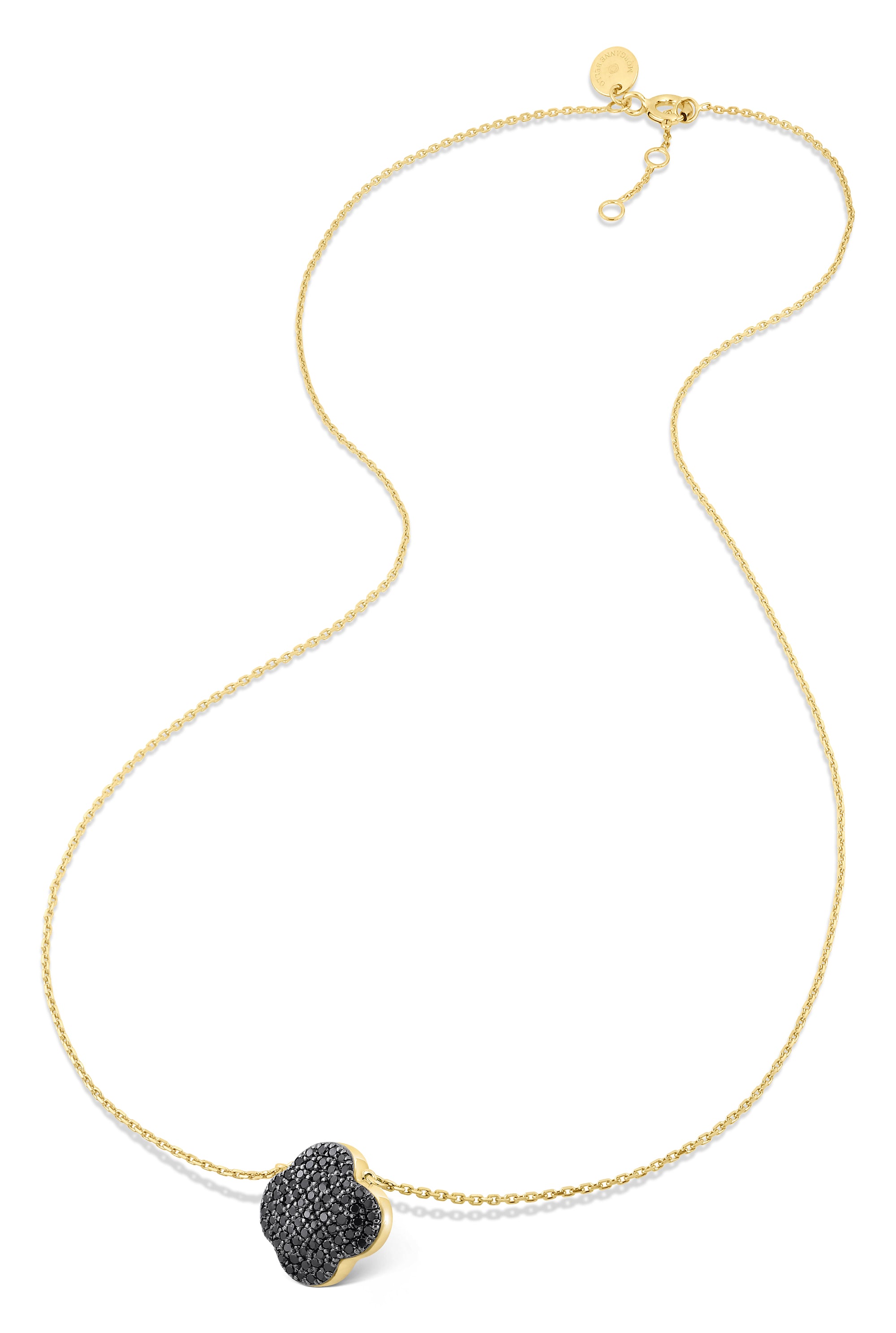 Collier Chance en or jaune & Diamant - Noir