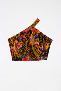 MEDIA OFF LINE_Top court Macaw Island en lin - Multicolore