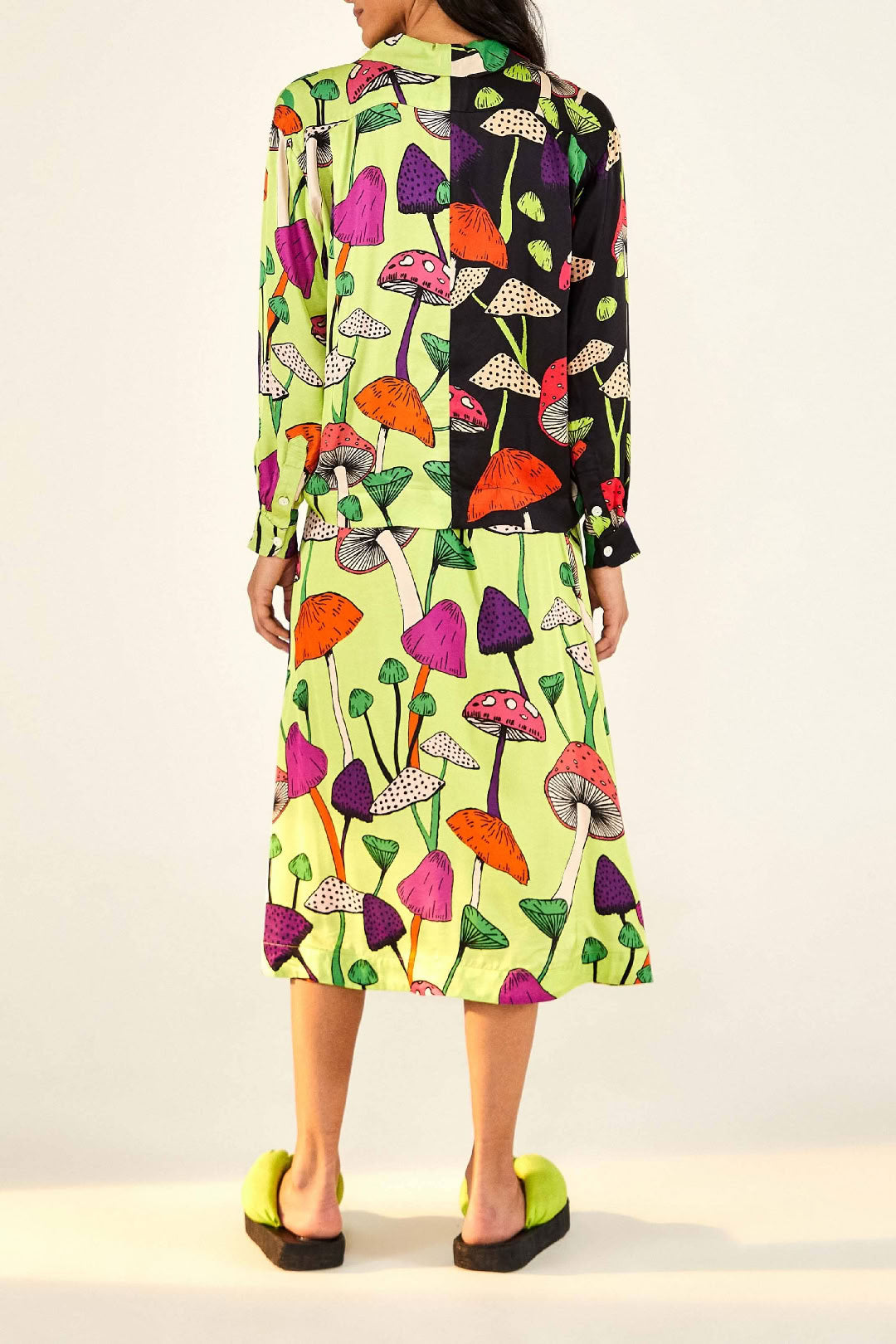Chemise Mushrooms - Vert