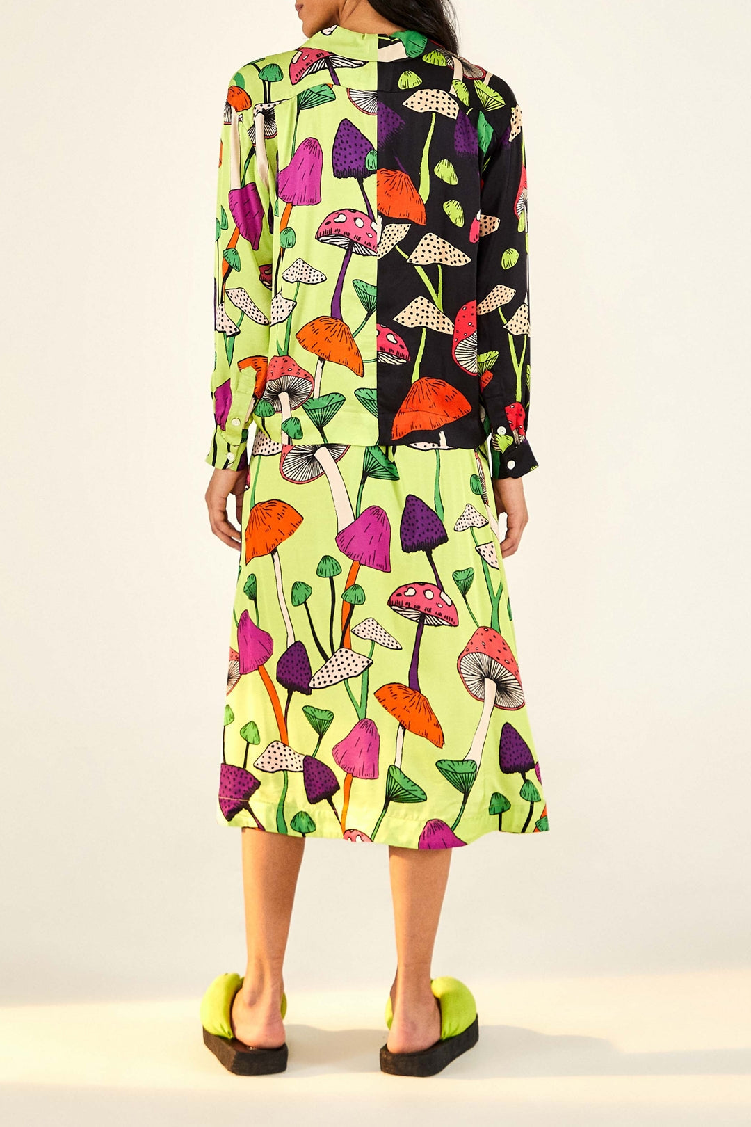 Chemise Mushrooms - Vert