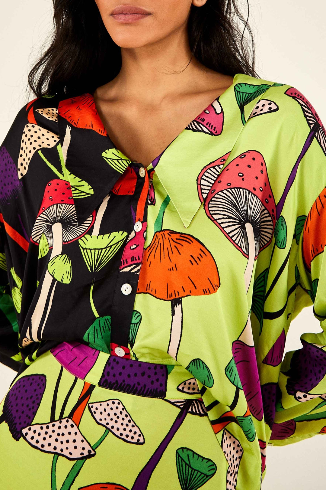 Chemise Mushrooms - Vert