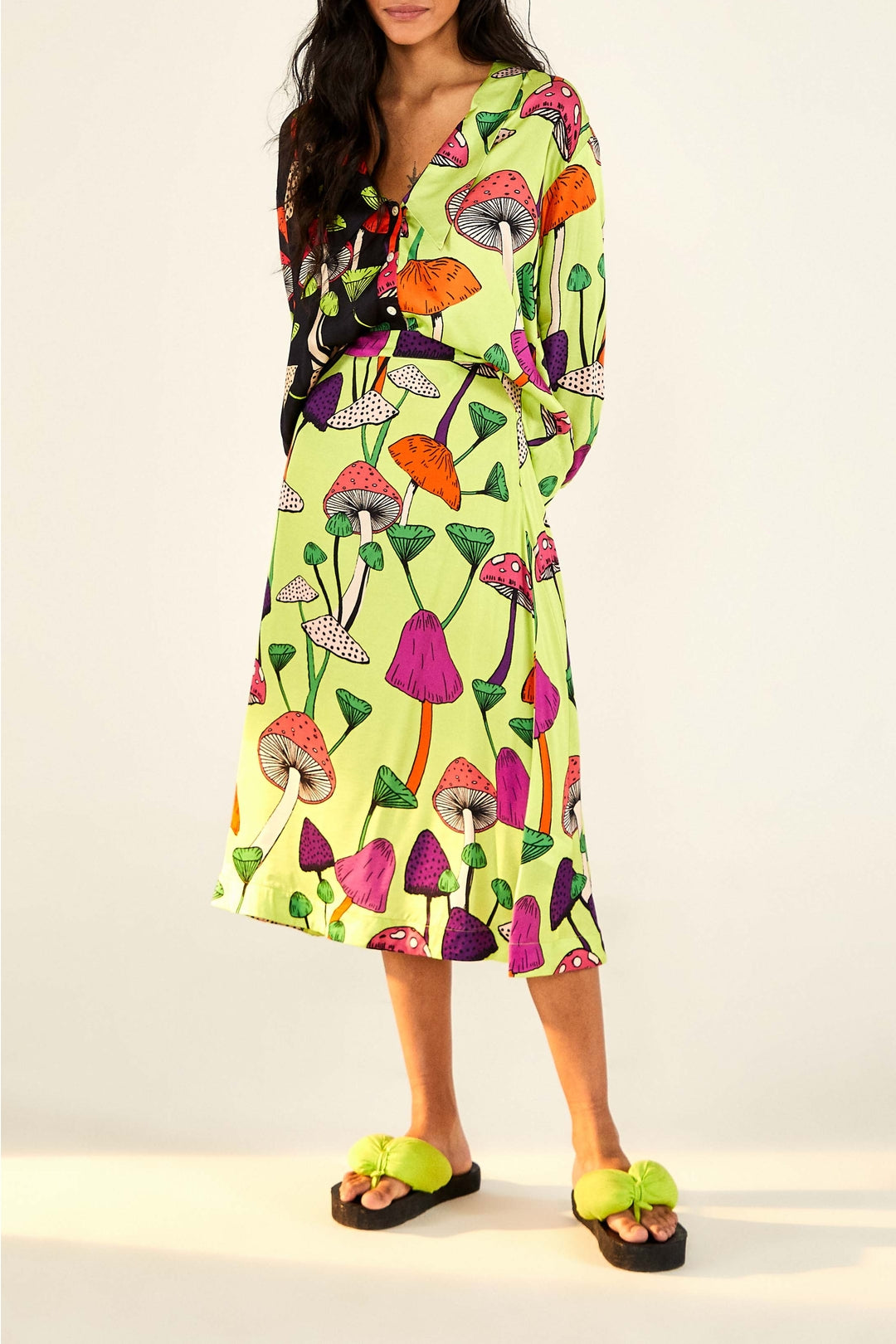 Chemise Mushrooms - Vert