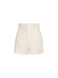 Short Bari en lin mélangé - Light Beige
