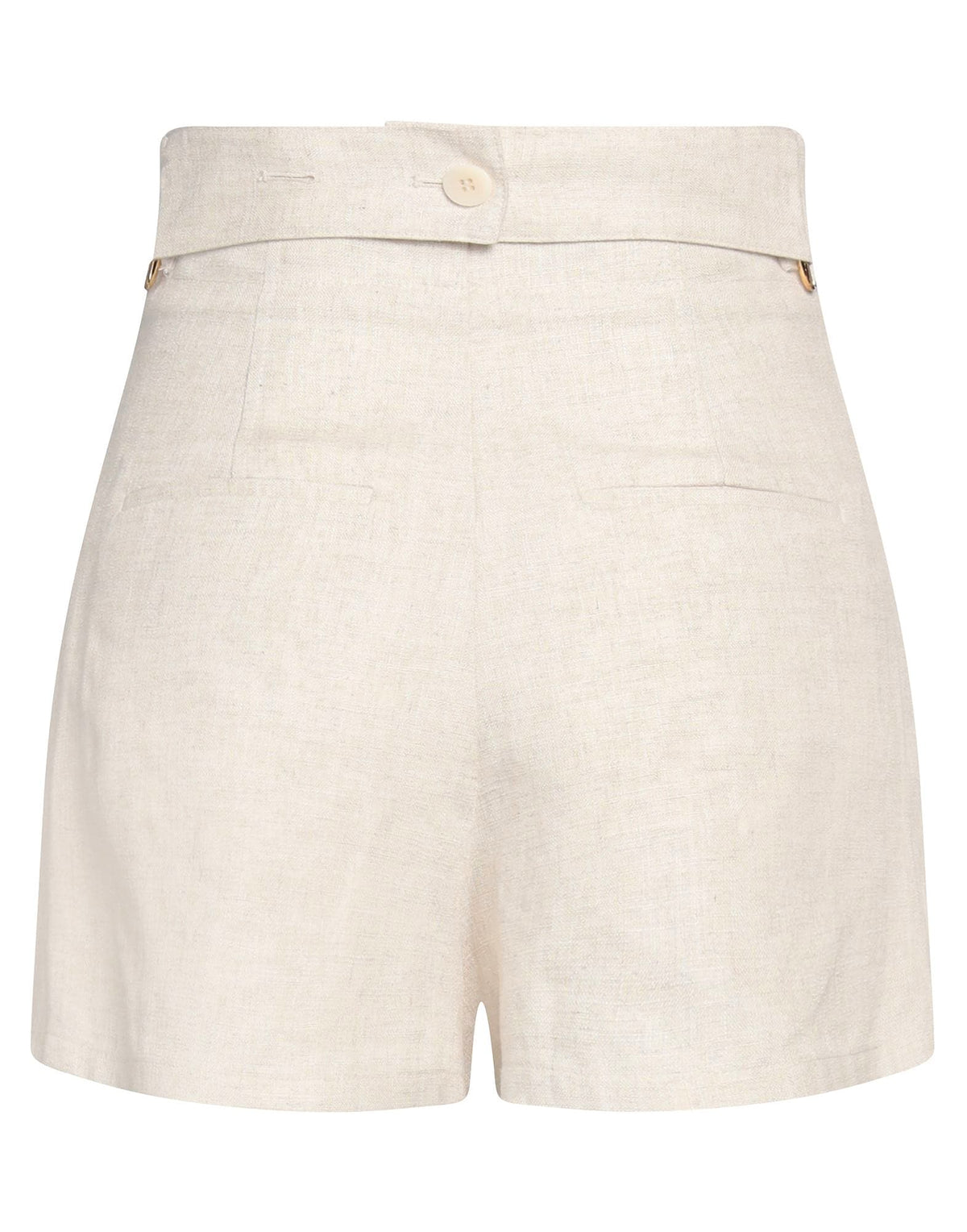 Short Bari en lin mélangé - Light Beige