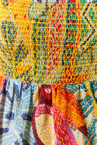 Robe courte Summer Tapestry - Multicolore