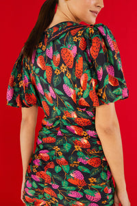 Robe courte Lady Strawberrymini - Noir